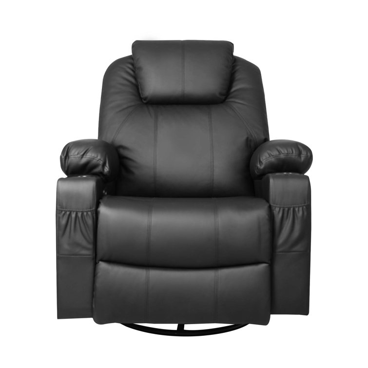 Latitude Run® Ysabel Vegan Leather Swivel Recliner & Reviews Wayfair